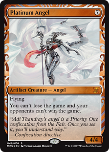 【Foil】白金の天使/Platinum Angel 日本語　ミラディン 春夏新作モデル Foil】白金の天使/Platinum Angel 日本語
